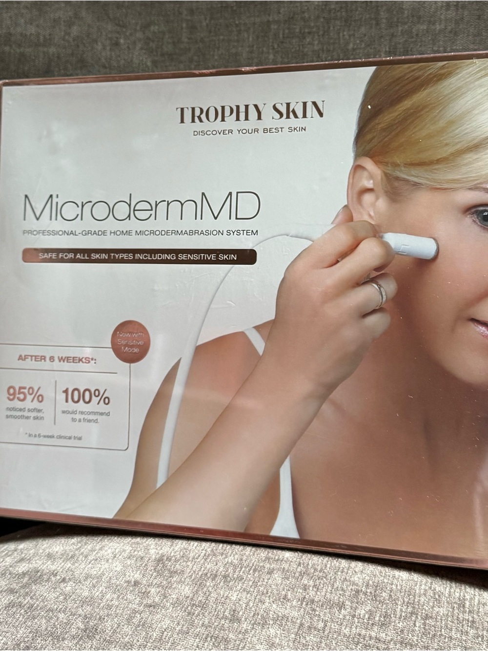 Trophy Skin MicrodermMD Professional Home Microdermabrasion System - New in Box